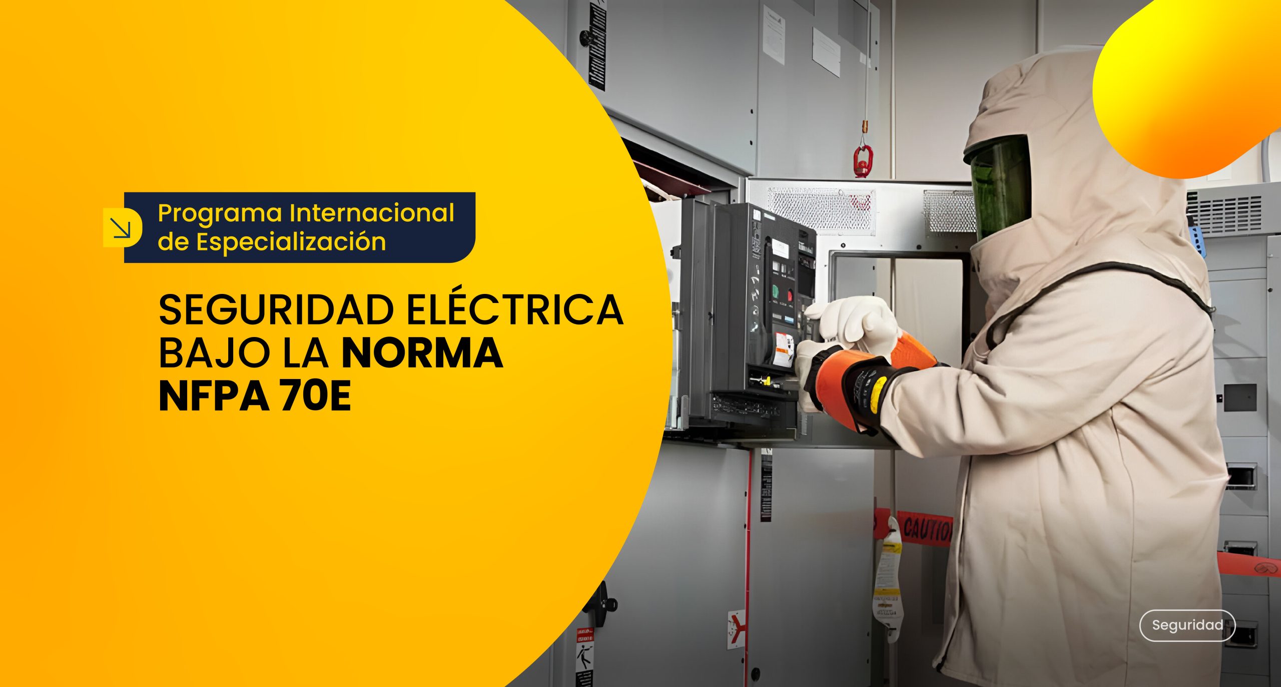 Programa Internacional de Especialización en Seguridad Eléctrica bajo la Norma NFPA 70E